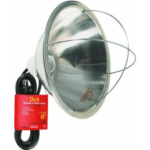 An inexpensive heat lamp.