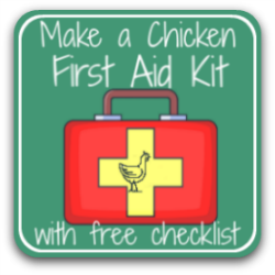 How to make a first aid kit for your chickens - link.