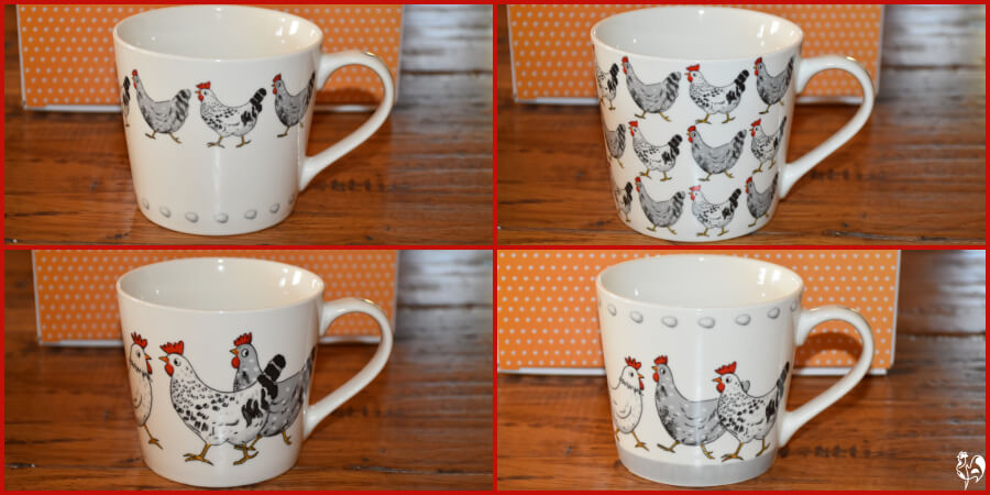 Mugs set showing the four designs.