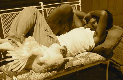 Sunning with the Hubby