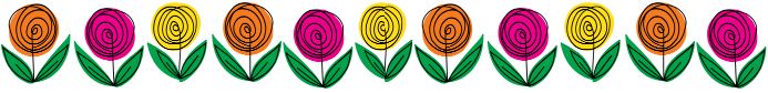 Gardening with chickens is fun! A row of flowers used as a divider