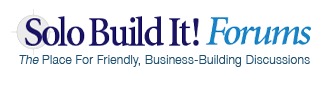 The Solo Build It! forums header.